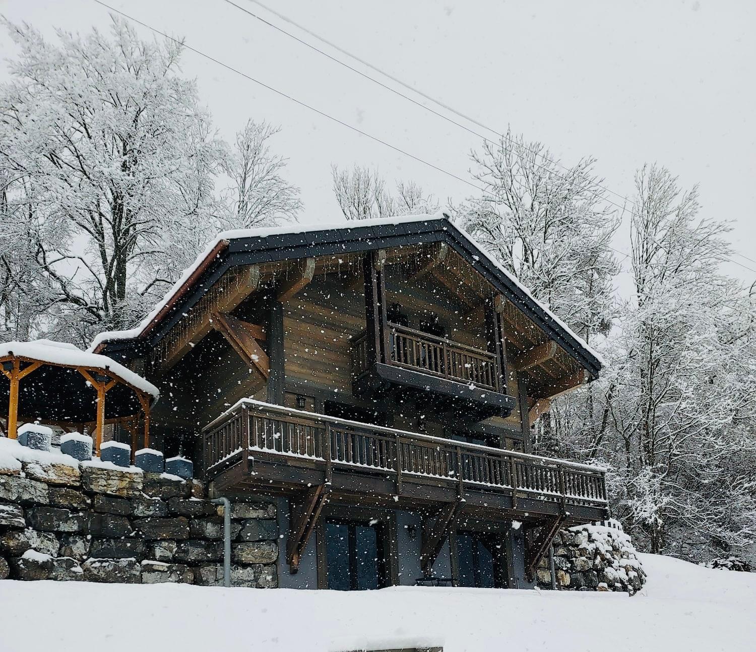 Willa Chalet Du Bonheur Bonnevaux  Zewnętrze zdjęcie