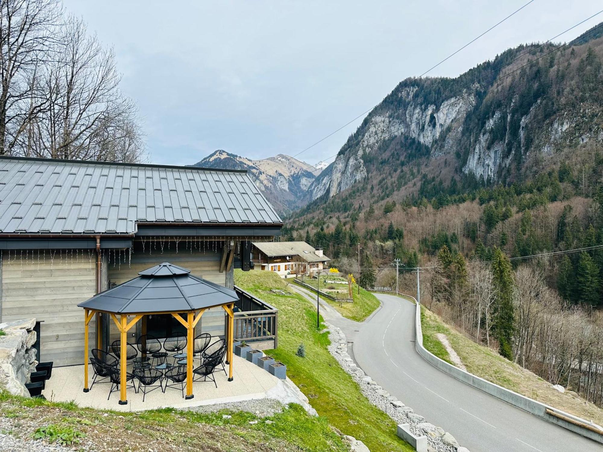 Willa Chalet Du Bonheur Bonnevaux  Zewnętrze zdjęcie