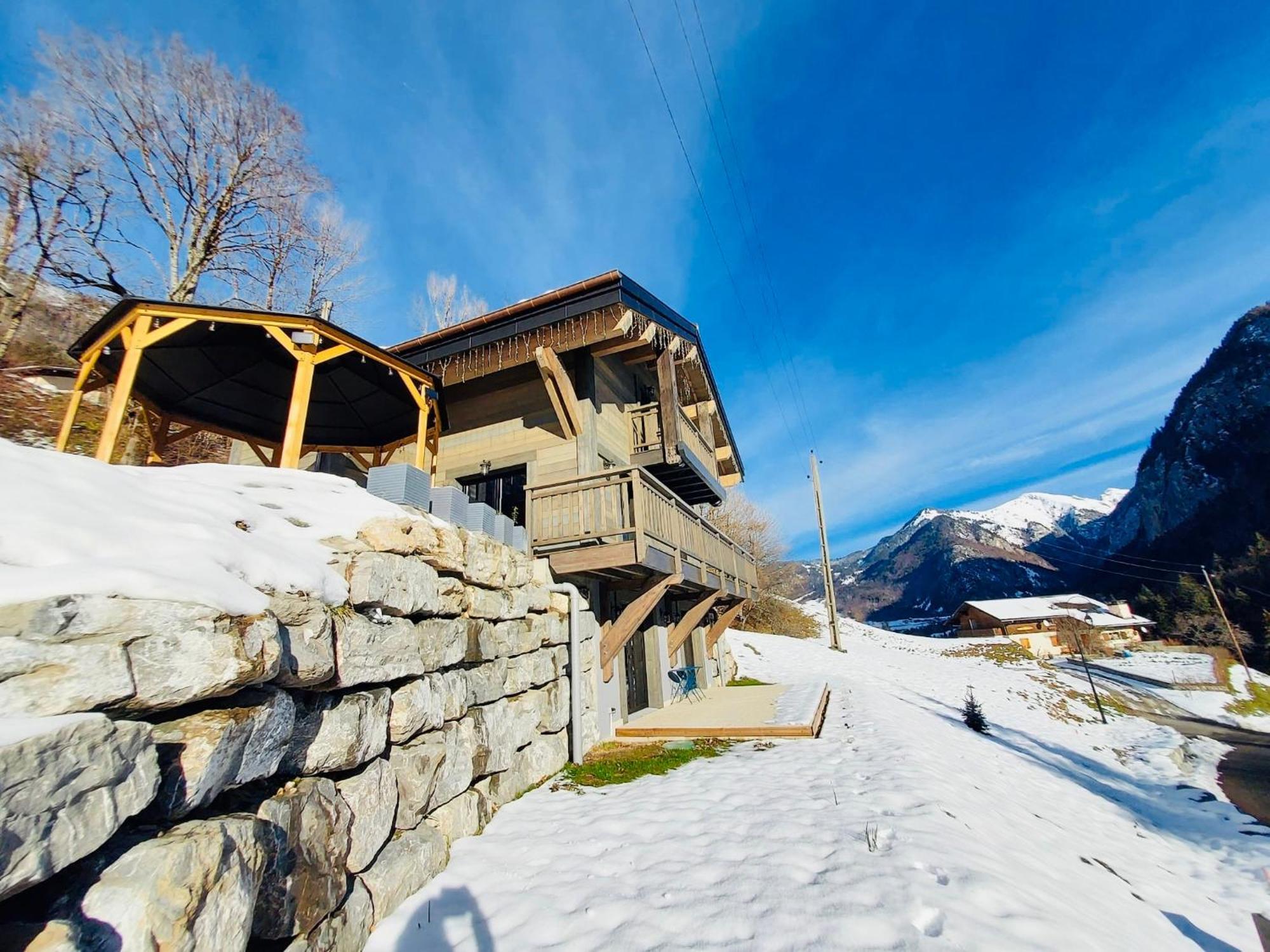 Willa Chalet Du Bonheur Bonnevaux  Zewnętrze zdjęcie