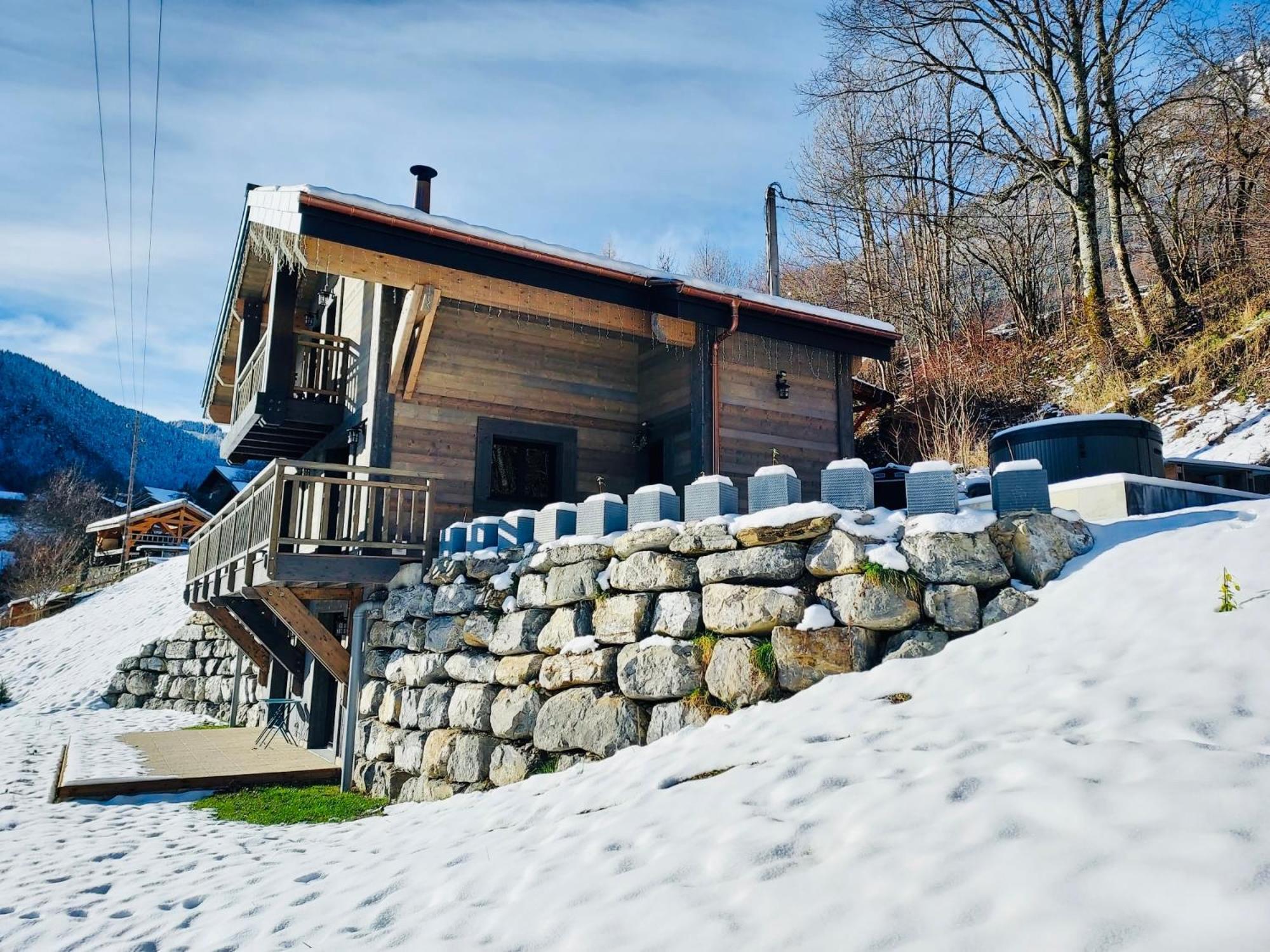 Willa Chalet Du Bonheur Bonnevaux  Zewnętrze zdjęcie